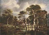 Jacob van Ruisdael The Hunt painting